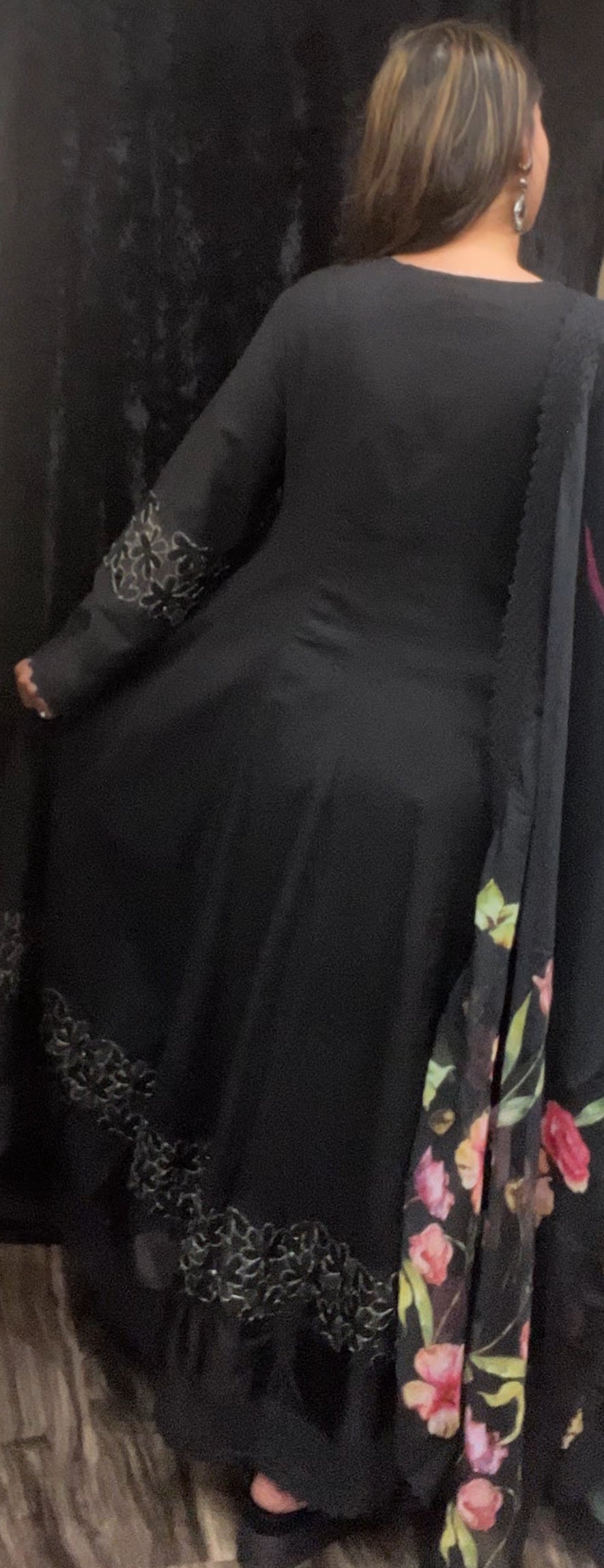 Elegant Cotton Anarkali Dress